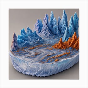 Ice Sculpture Canvas Print