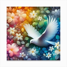 peace bird3 Canvas Print