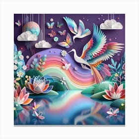 Paper Style Canvas Print