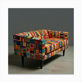 Colorful Sofa Canvas Print