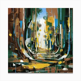 Abstrat The Abstrait Canvas Print