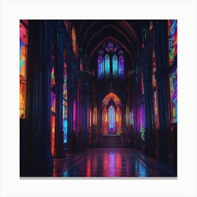 Stained Glass Canvas Print