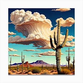 Arizona Clouds Canvas Print