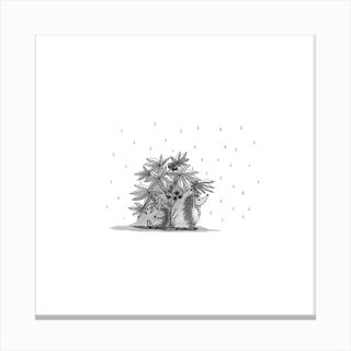 Sheltering Canvas Print