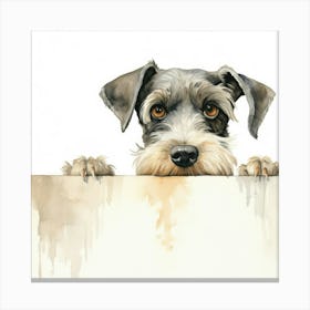 Standard Schnauzer Dog 5 Canvas Print