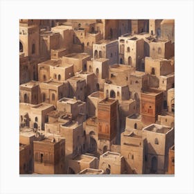 traditional moroccan cities Canvas Print