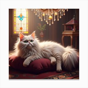 Princess Cat Canvas Print