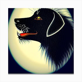 Dog'S Head Canvas Print