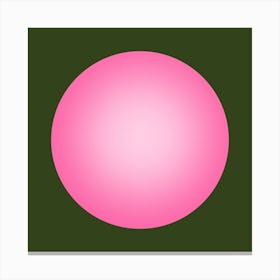 Gaussian Blur Pink Square Canvas Print