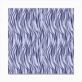 Lilac Zebra Canvas Print