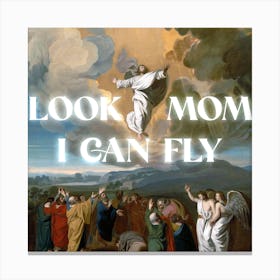 Look Mom I Can Fly 1 Canvas Print