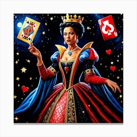 Queen Of Hearts 9 Canvas Print