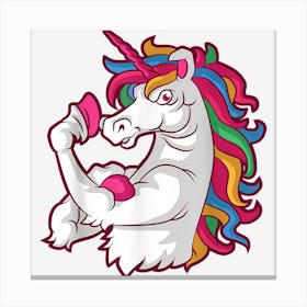 Funny Unicorn Design For Unicorn Enthusiasts Canvas Print