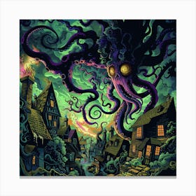 Octopus 28 Canvas Print