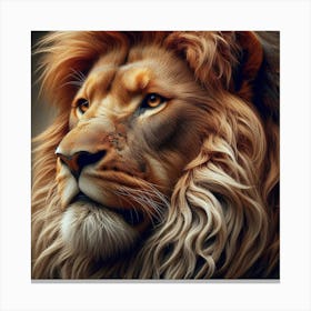 Lion Portrait Canvas Print