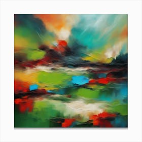 Abstract Landscape Painting 2 Canvas Print