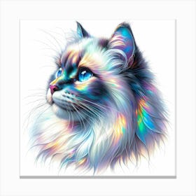 Creative Feline Cat Artwork 121 Canvas Print