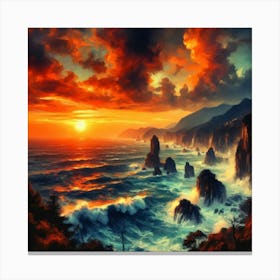 Tempestuous Beauty 17 1 Canvas Print