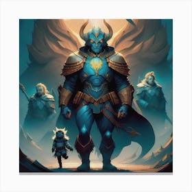 Fantasy Beings Canvas Print