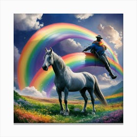 Rainbow Horse 1 Canvas Print