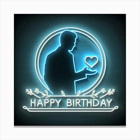 Happy Birthday 8 Canvas Print