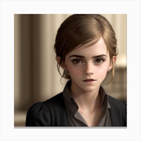 Emma Watson Celestial Splendor Canvas Print