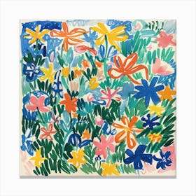 Spring Flowers Painting Matisse Style 2 Canvas Print