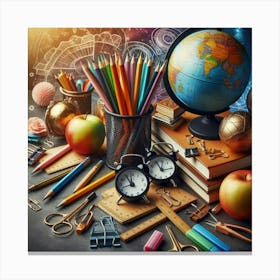 Back To School 12 Canvas Print