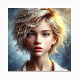 Portrait Of A Girl 1 Canvas Print