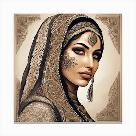 Islamic Woman Canvas Print