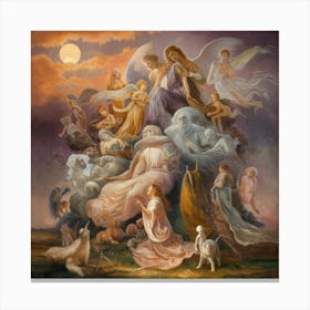 Night Of The Angels Canvas Print