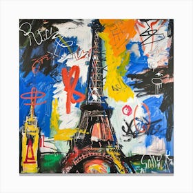 Paris Eiffel Tower Canvas Print