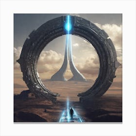 Spaceship 10 Canvas Print