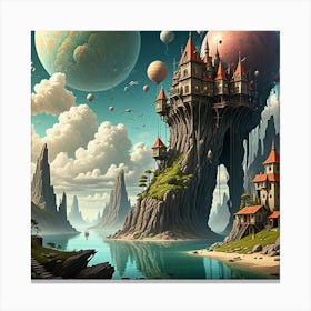 Fantasy Castle 14 Canvas Print