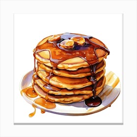 Pancakes With Syrup 6 Canvas Print