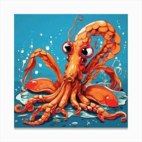 Octopus 90 Canvas Print