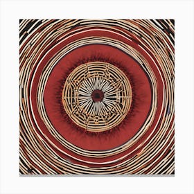 Afrika - Red Canvas Print