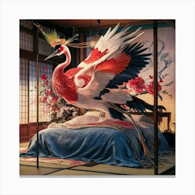 A Stunning Cinematic Illustration Of A Bedroom Ado Vyvftrr6sl Zk 0cmwqcgw R7nebpngtisij0ims4gtia Canvas Print