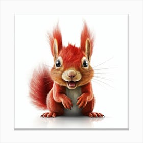 Red Squirrel 1 Canvas Print