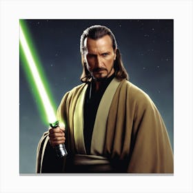 Jedi warrior Canvas Print