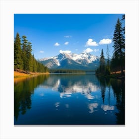 Reflection Lake, Banff National Park Canvas Print