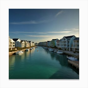 Marina - Marina Stock Videos & Royalty-Free Footage 1 Canvas Print