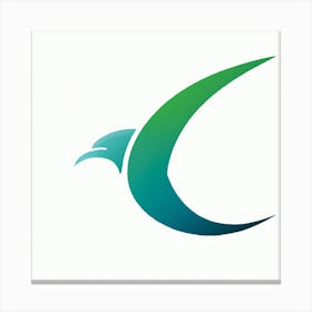 Bird Logo Canvas Print