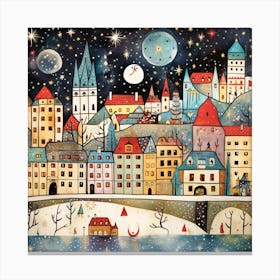 Christmas City 2 Canvas Print