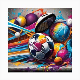 Nike Sports Art Canvas Print