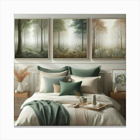Beddings cool and cozy Canvas Print