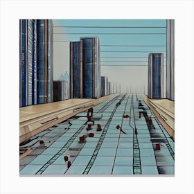 Metaphysical Futurism Canvas Print