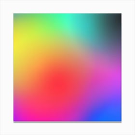 Abstract Rainbow Background Canvas Print