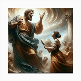 Gospel According To Jesus Canvas Print