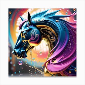 Colorful Horse Canvas Print